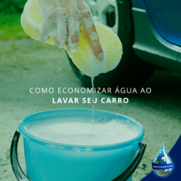 Como economizar água ao lavar seu carro